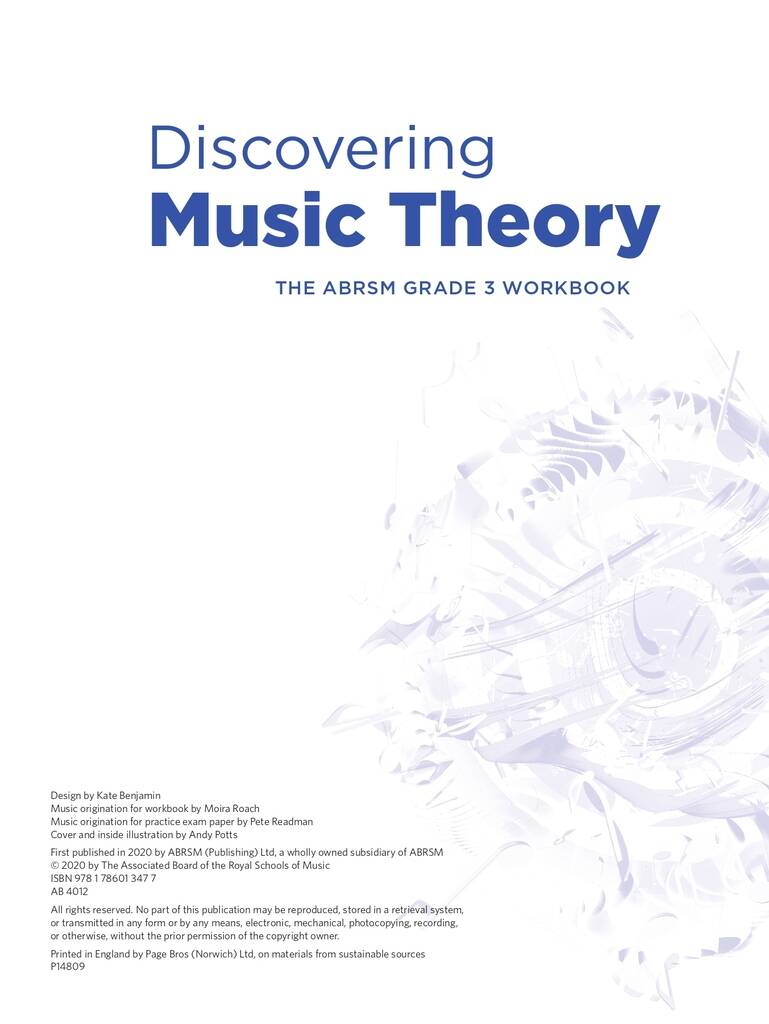Discovering Music Theory - Grade 3