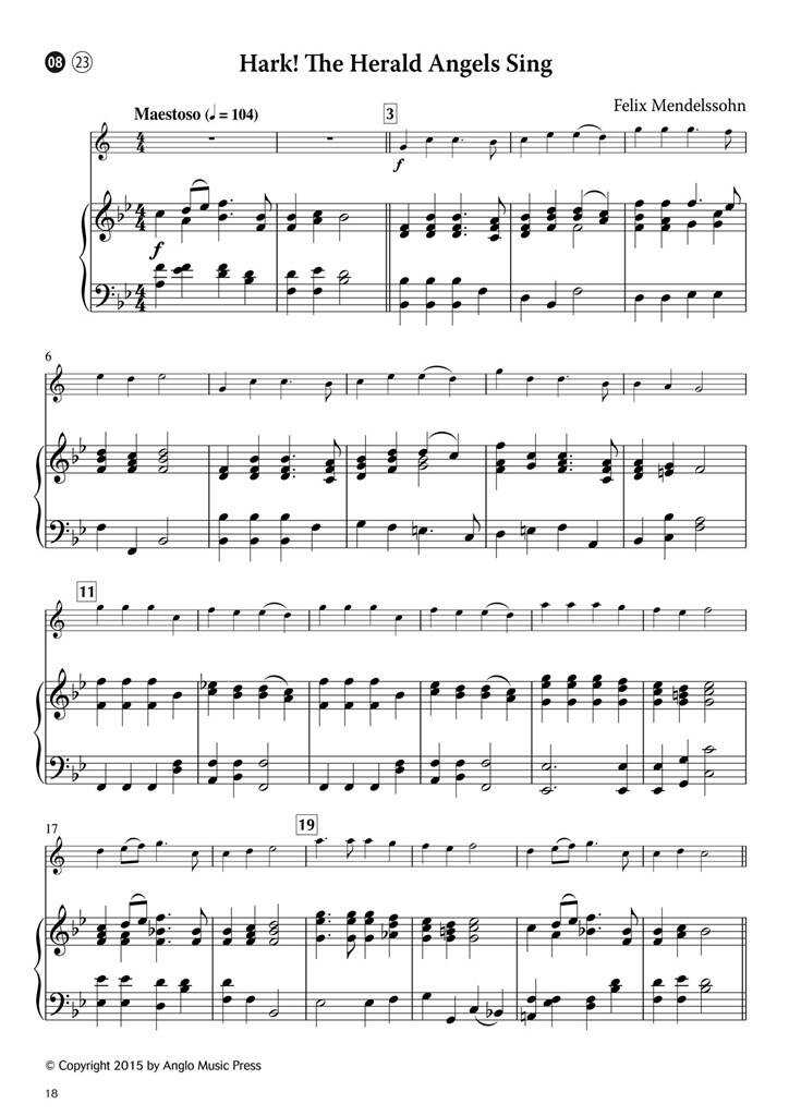 15 Easy Christmas Carols: Tenor Saxophone and Accomp.