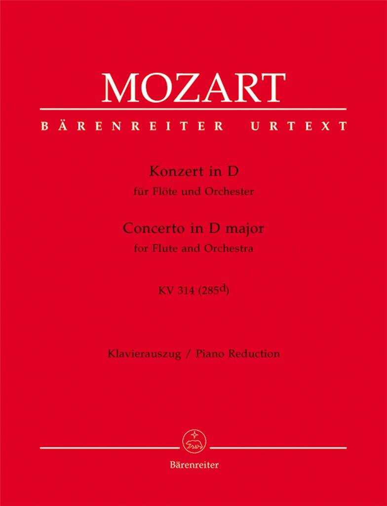 Wolfgang Amadeus Mozart: Flute Concerto In D K.314: (Arr. Martin Schelhaas): Orchestra And Solo