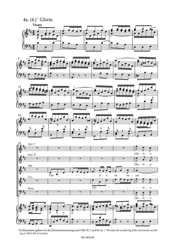 Johann Sebastian Bach: Hohe Messe h-Moll BWV232: Vocal And Piano