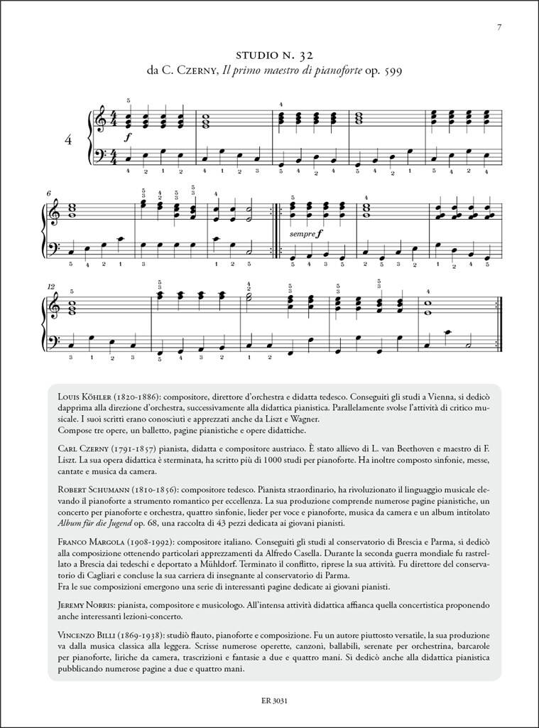 Pianoforte - Cenni di teoria, esercizi, repertorio