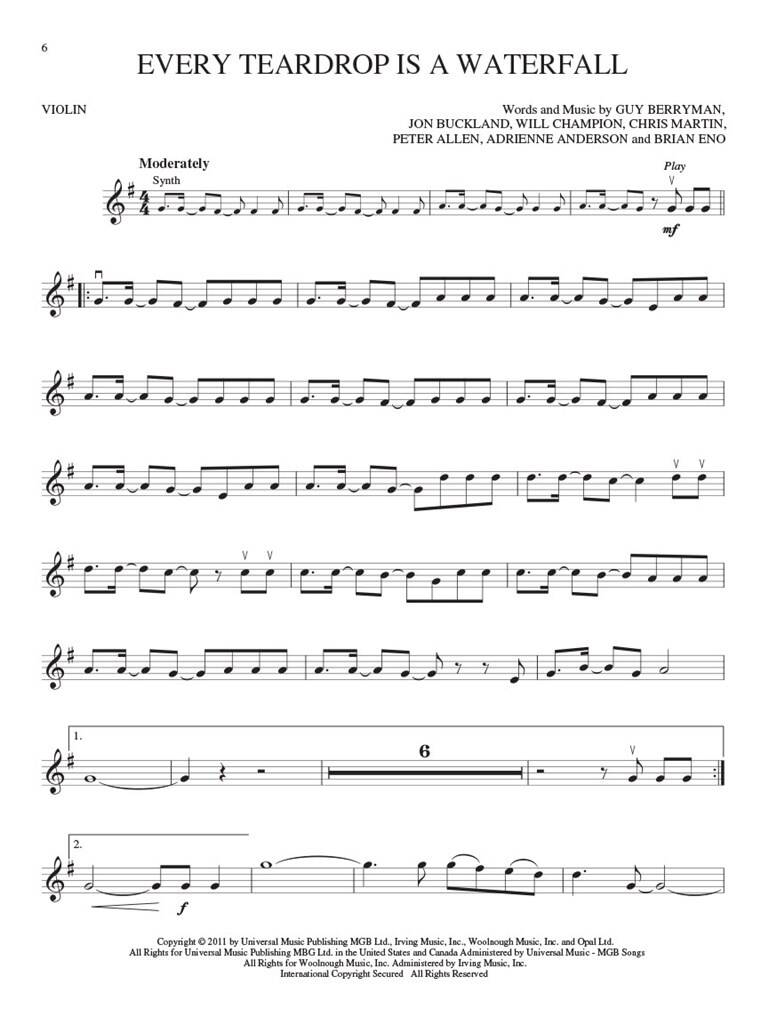 Coldplay: Coldplay: Violin Solo