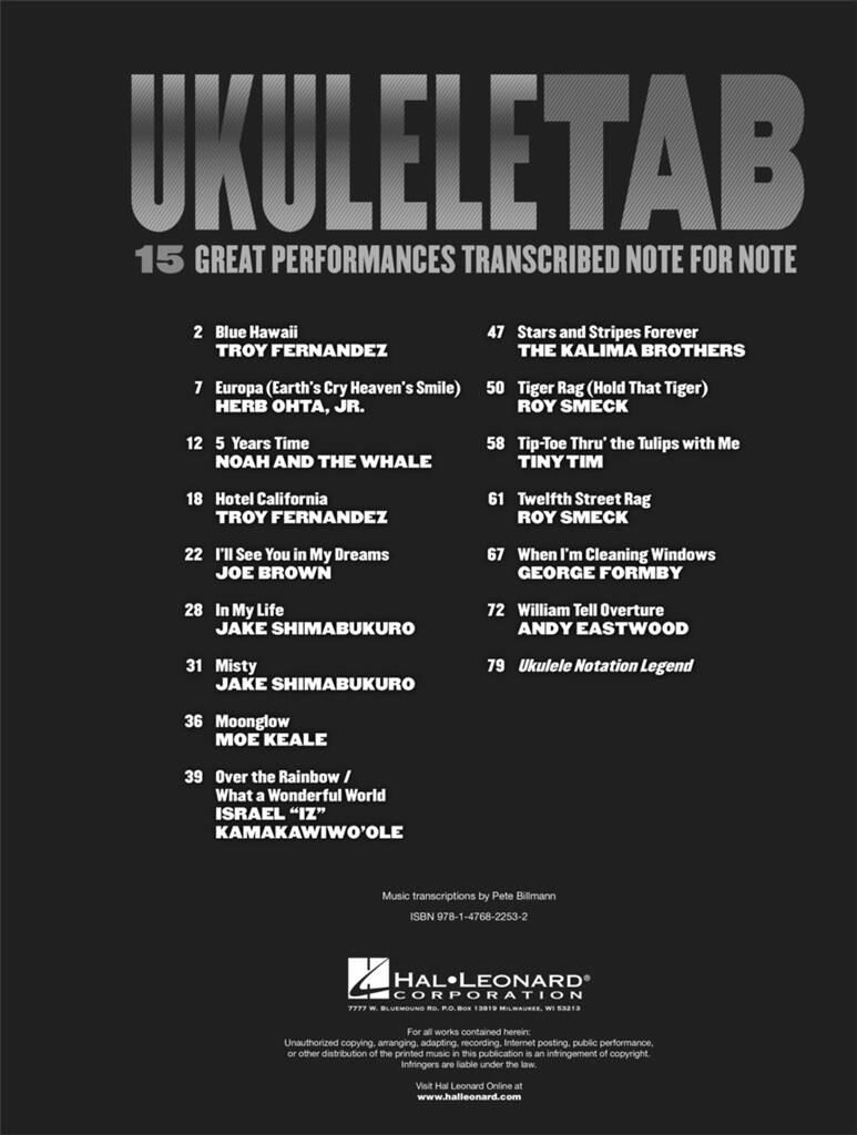 Ukulele TAB: Ukulele Solo