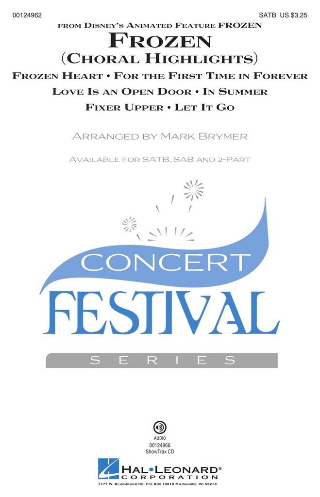 Frozen: (Arr. Mark Brymer): Mixed Choir And Accomp.