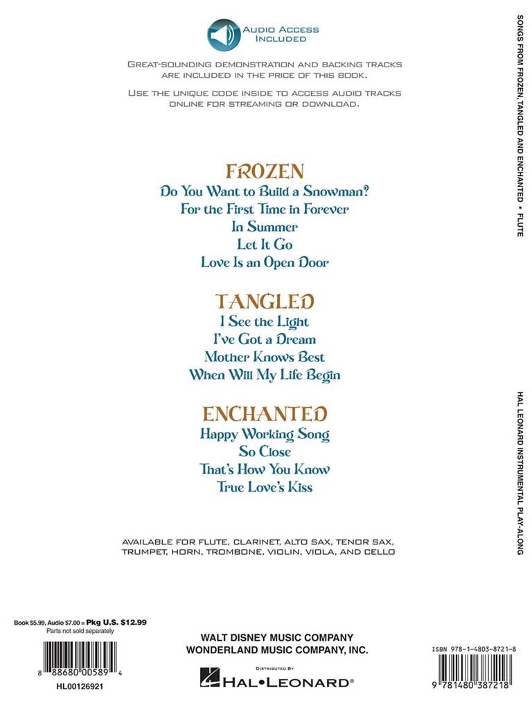 Songs from Frozen, Tangled and Enchanted: Flute Solo