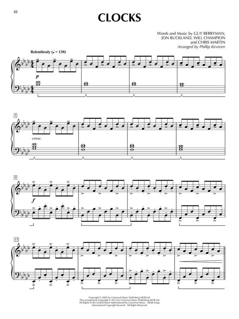 Coldplay: Coldplay for Classical Piano: Piano Solo