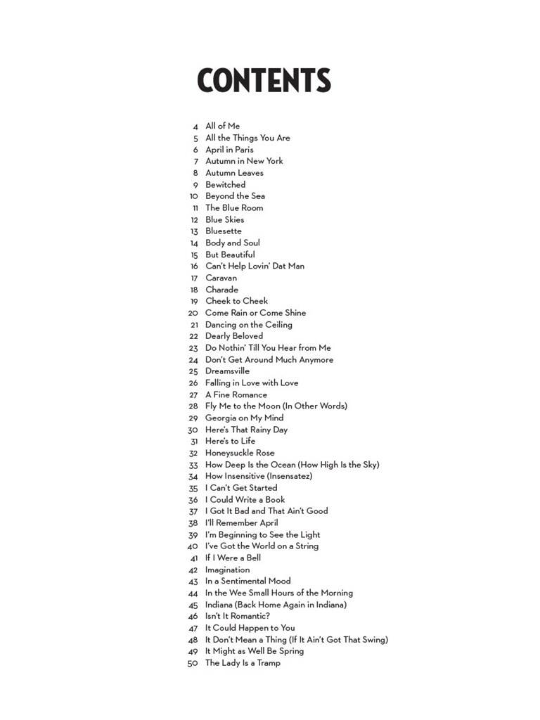 101 Jazz Songs for Alto Sax: Alto Saxophone