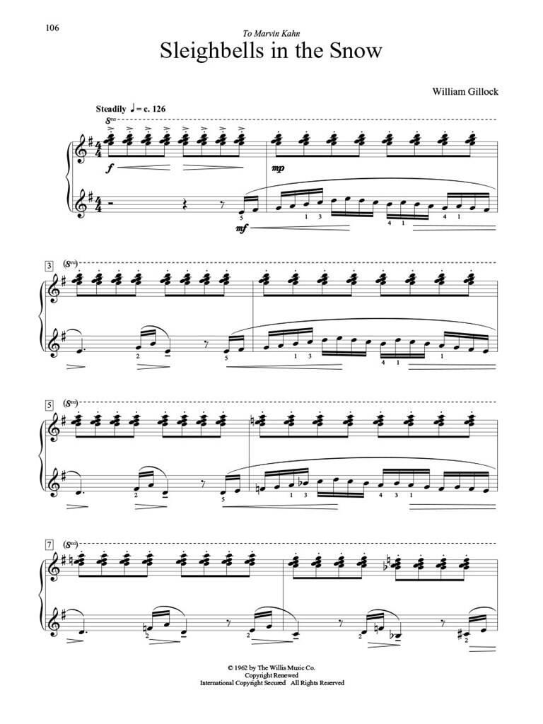 William Gillock Recital Collection: Piano Solo