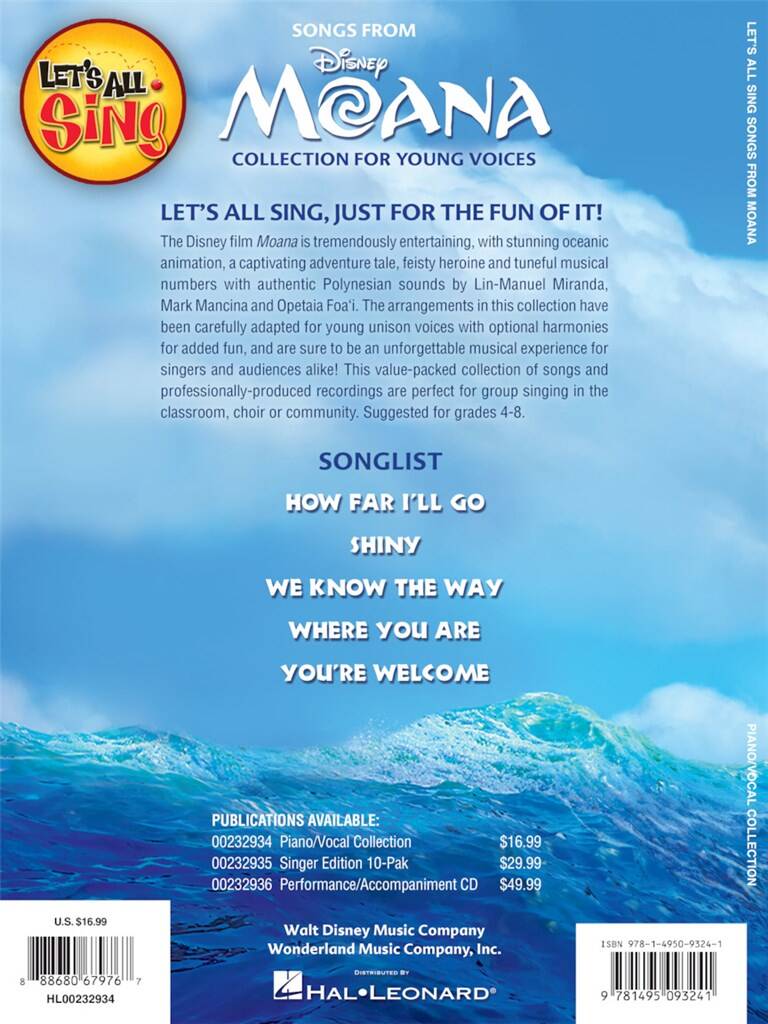 Let's all sing songs: Mixed Choir And Piano/Organ