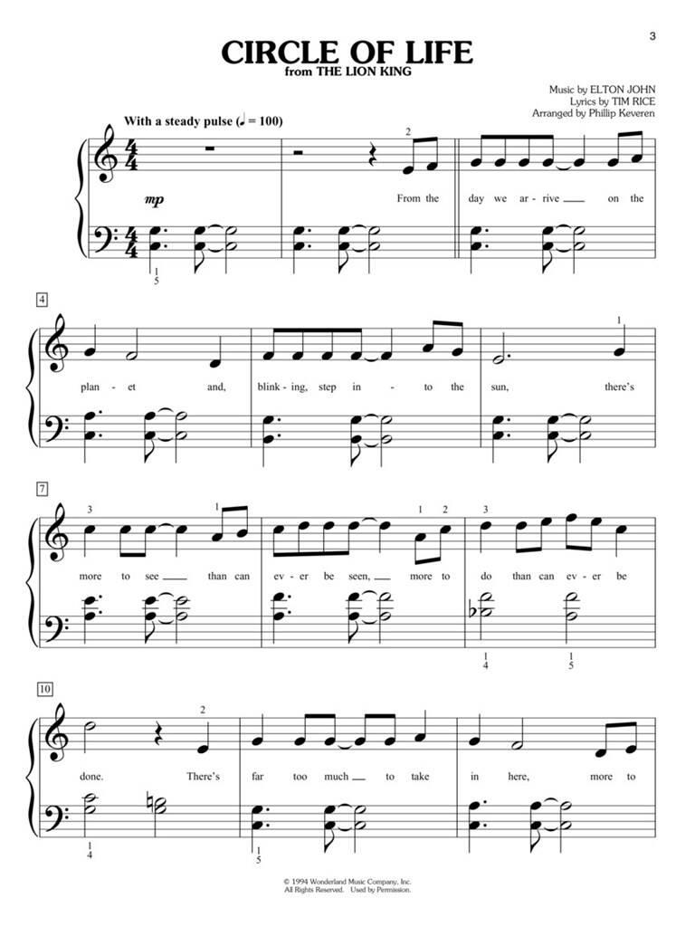 Disney Favorites: Piano Solo