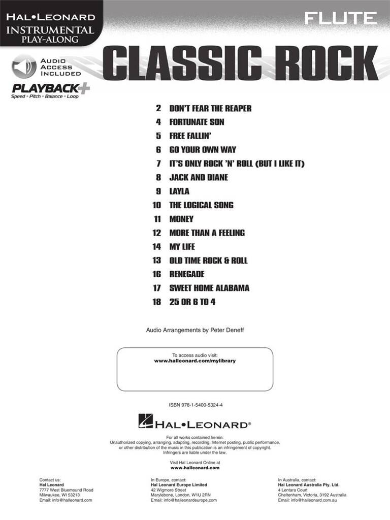 Classic Rock: Flute Solo