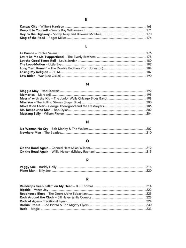 Harmonica Fake Book: Harmonica