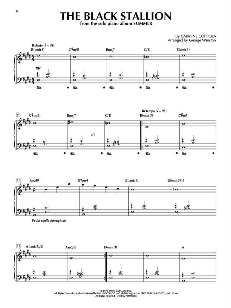 George Winston: George Winston Piano Solos - Pno: Easy Piano