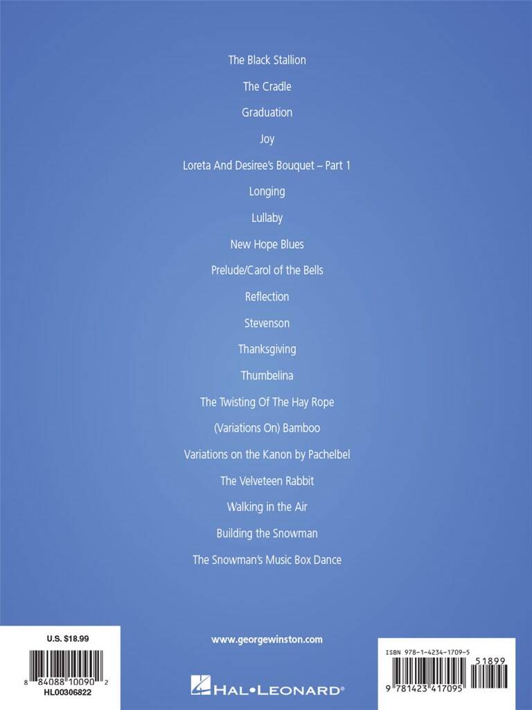 George Winston: George Winston Piano Solos - Pno: Easy Piano