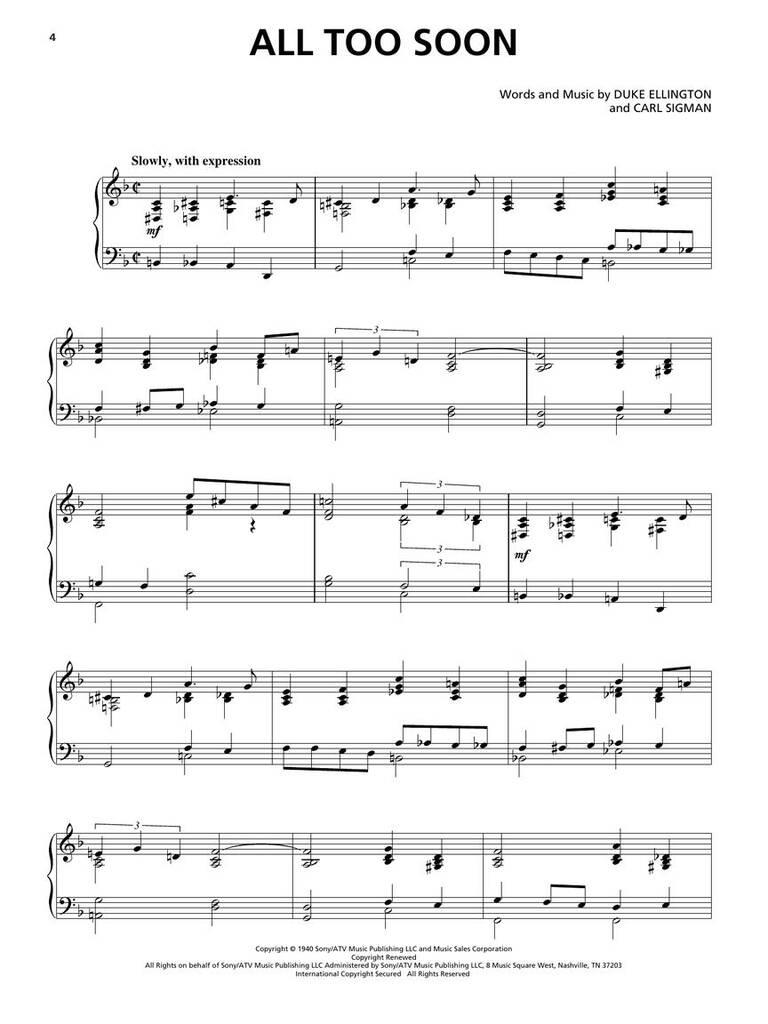 Duke Ellington Anthology: Piano, Vocal And Guitar