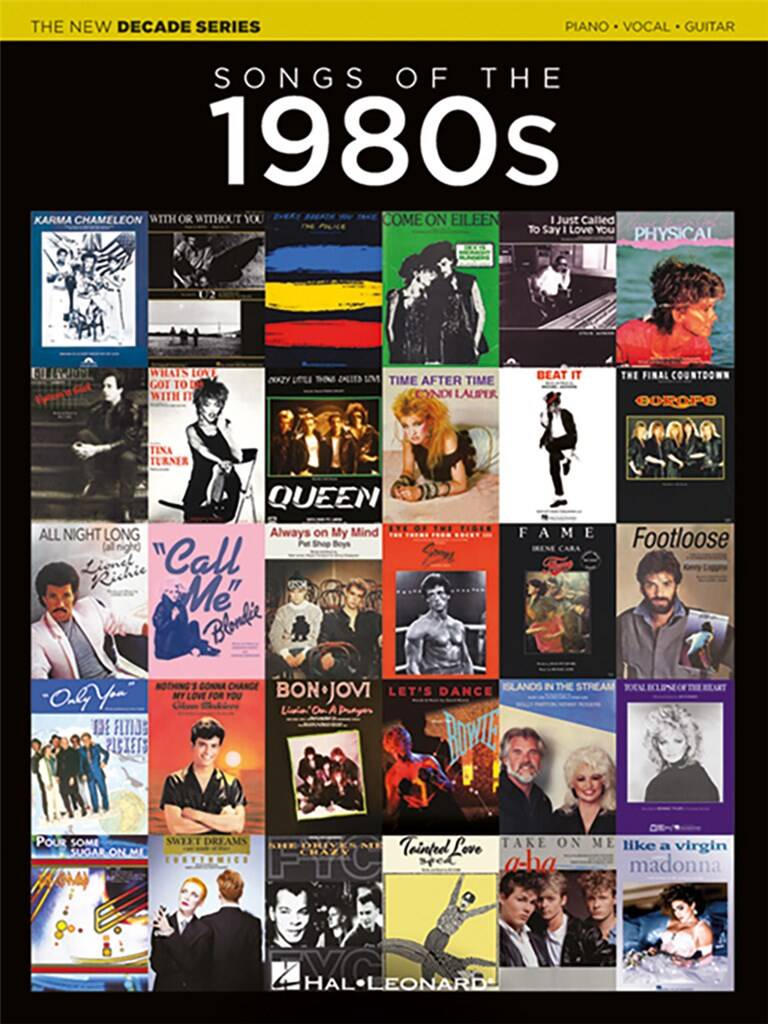 The New Decade Series: Songs of the 1980s: Piano, Vocal And Guitar