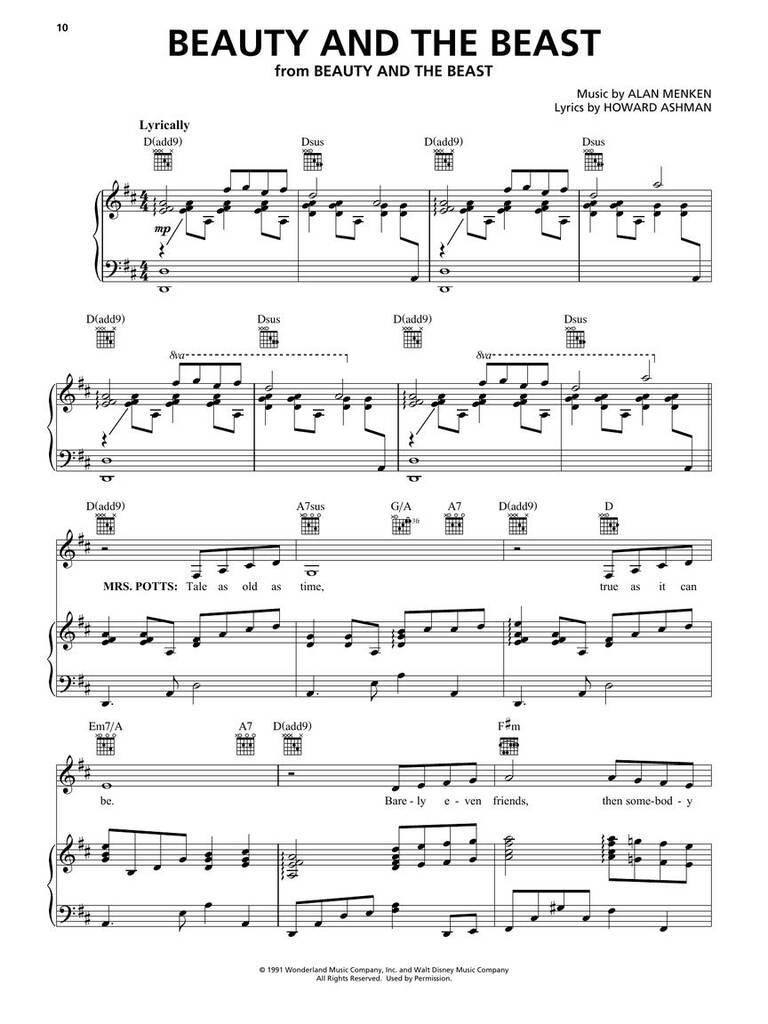 Alan Menken Songbook - 2nd Edition: Piano, Vocal And Guitar