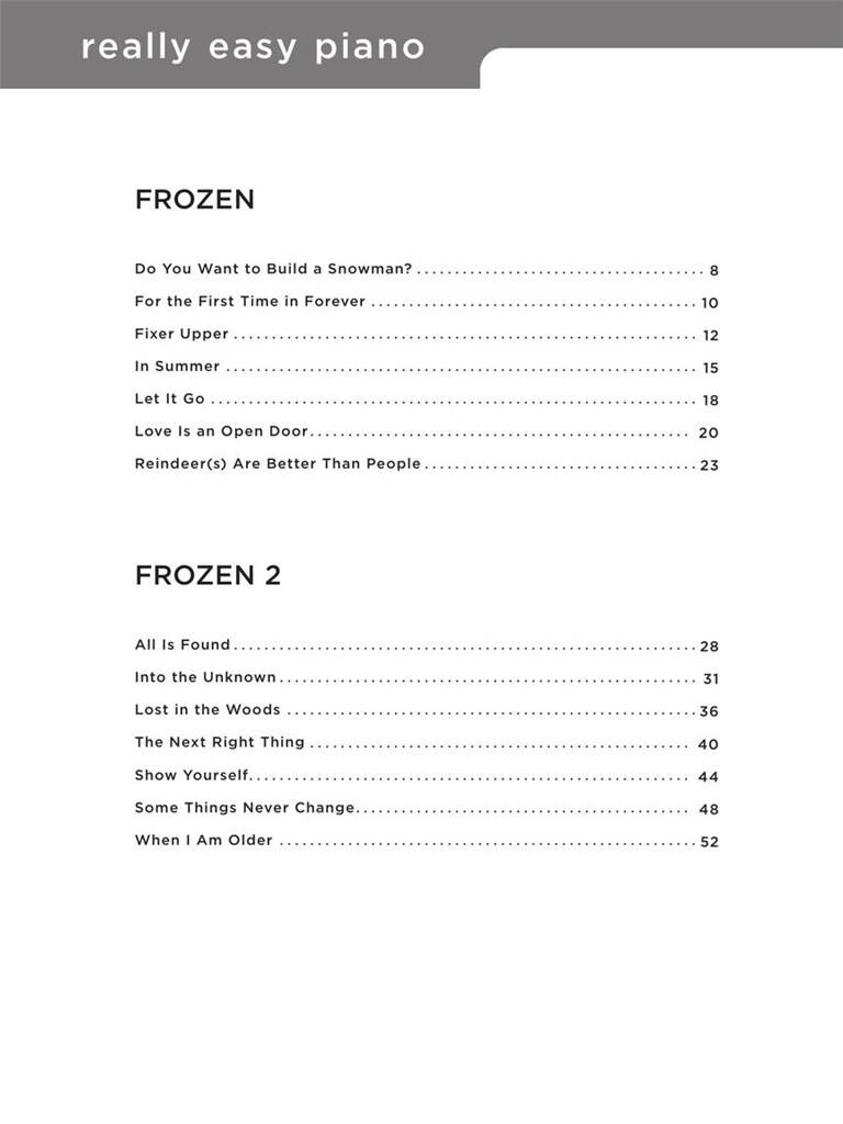 The Frozen Collection: Easy Piano