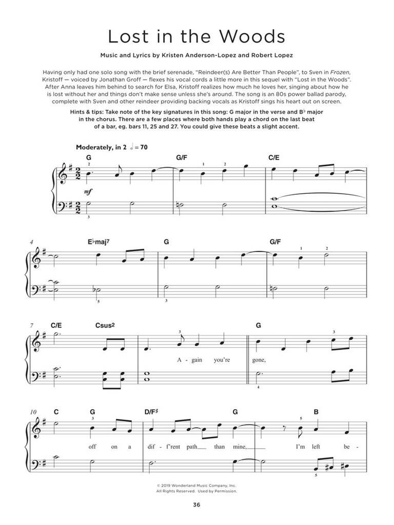 The Frozen Collection: Easy Piano