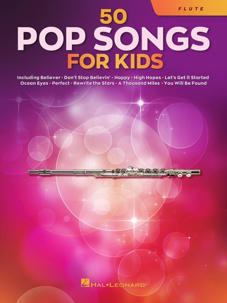 50 Pop Songs for Kids: Flute Solo