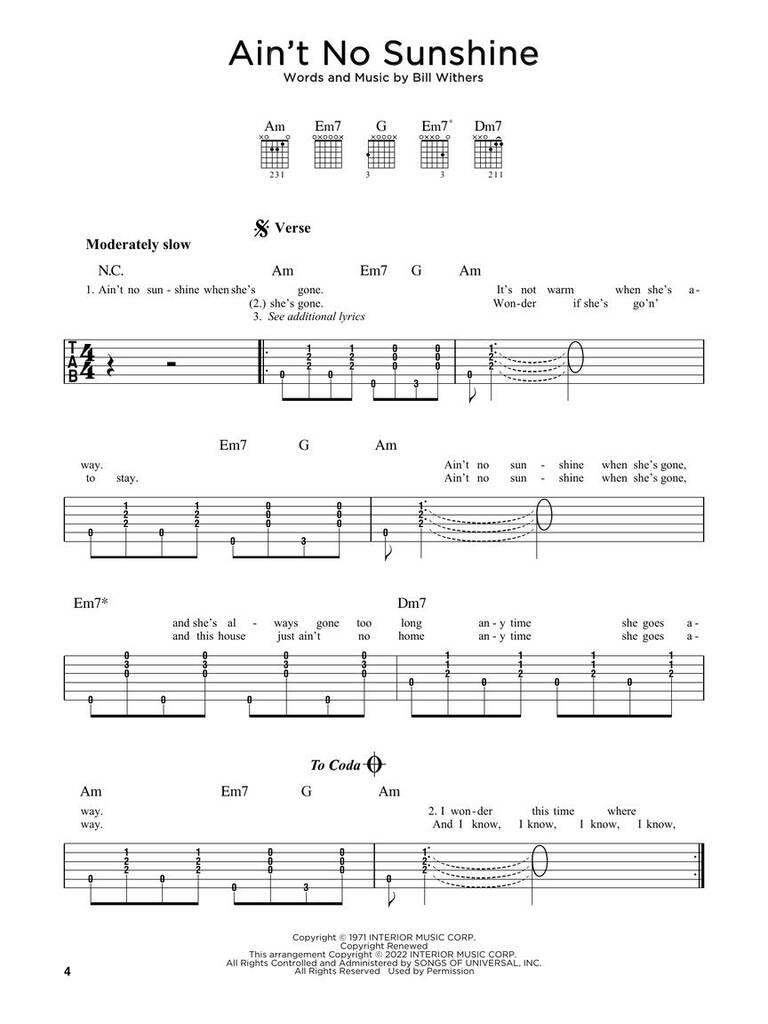 Simple Fingerstyle Guitar Songs: Guitar Solo