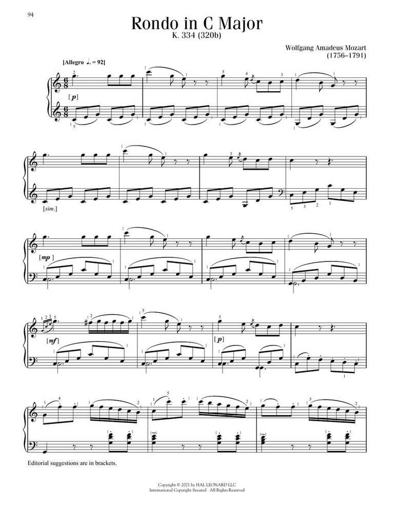 Intermediate Classical Era Favorites: Piano Solo