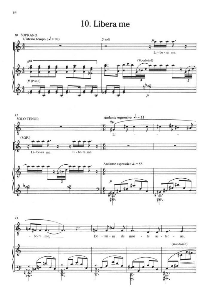 Andrew Lloyd Webber: Requiem: Mixed Choir And Accomp.