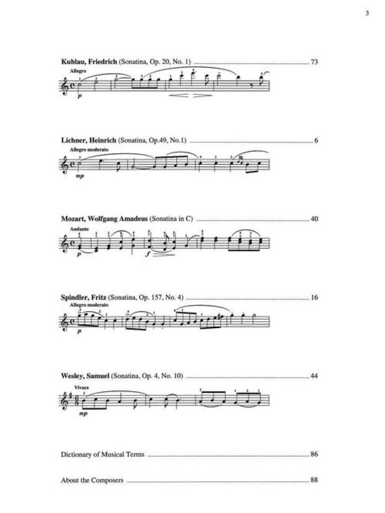 Piano Sonatinas - Book Three