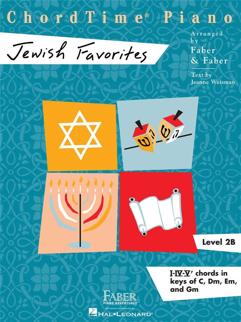 ChordTime Piano Jewish Favorites - Level 2B