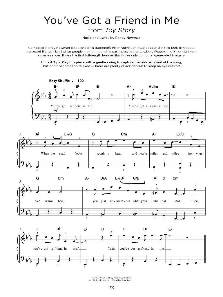 Really Easy Piano 40 Disney Songs Piano Solo Musicroom