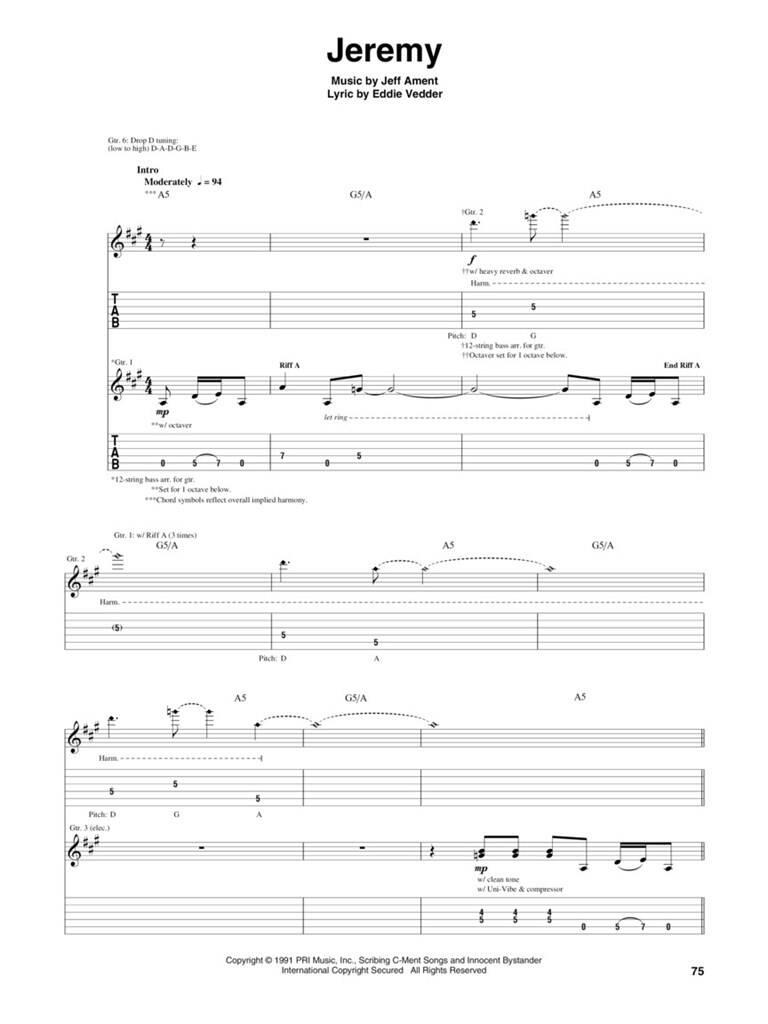 Pearl Jam: Pearl Jam - Ten: Guitar Solo