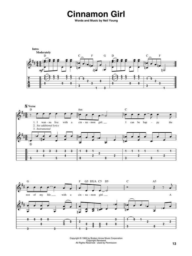 Neil Young: Fingerpicking Neil Young Greatest Hits: Guitar Solo