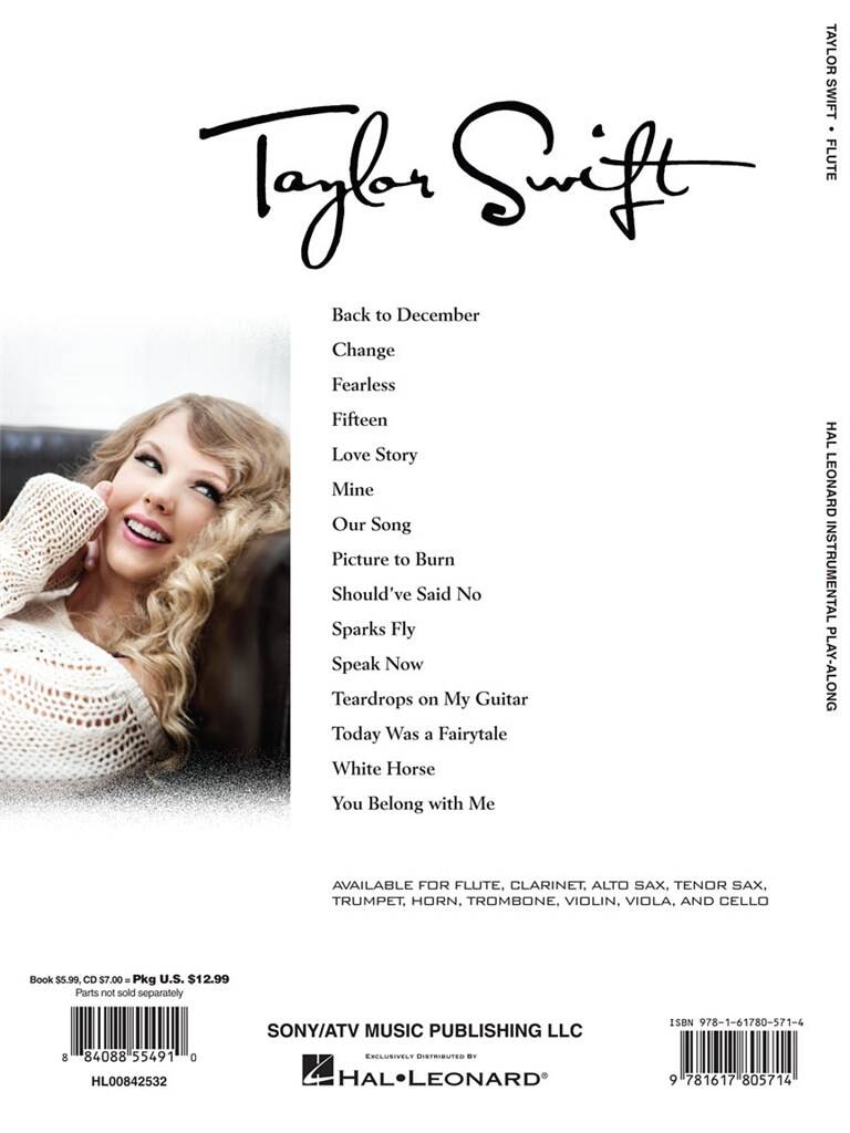 Taylor Swift: Taylor Swift - 2nd Edition: Flute Solo
