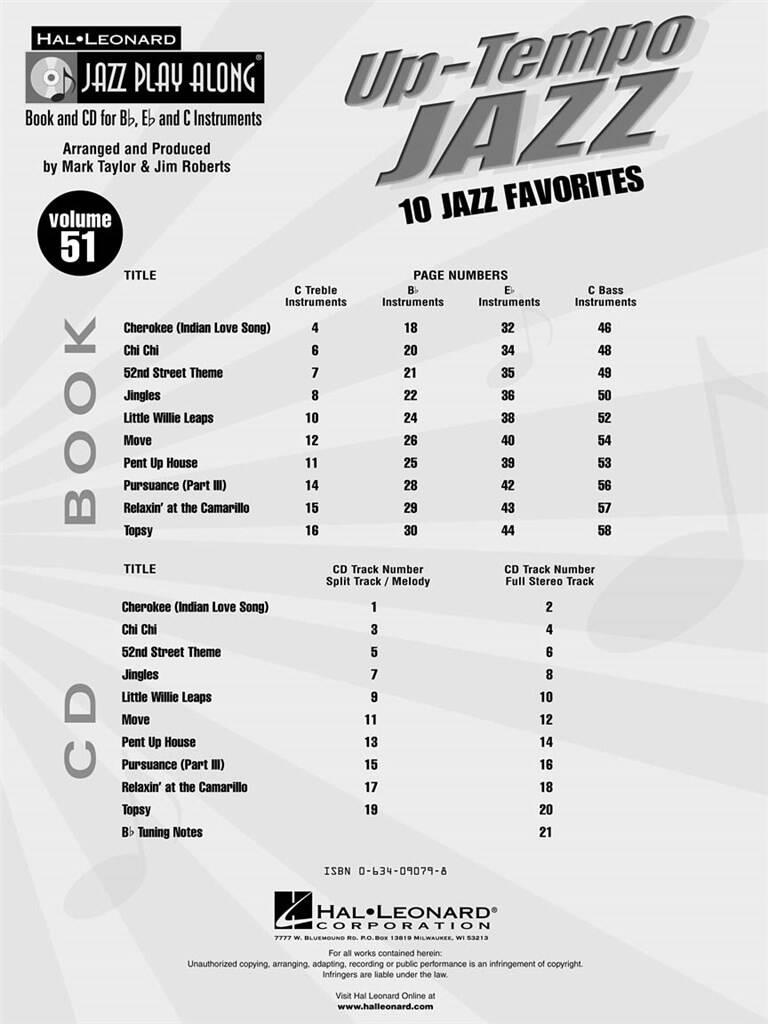 Up-Tempo Jazz: Other Variations