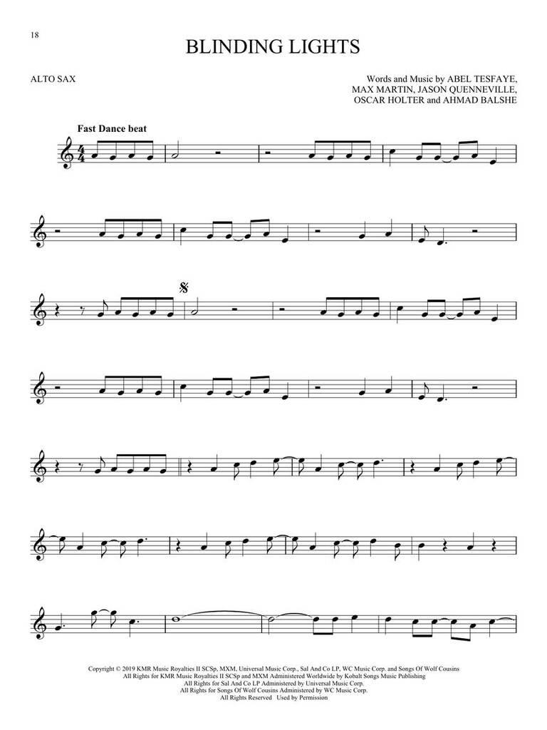 101 Simple Songs: Alto Saxophone