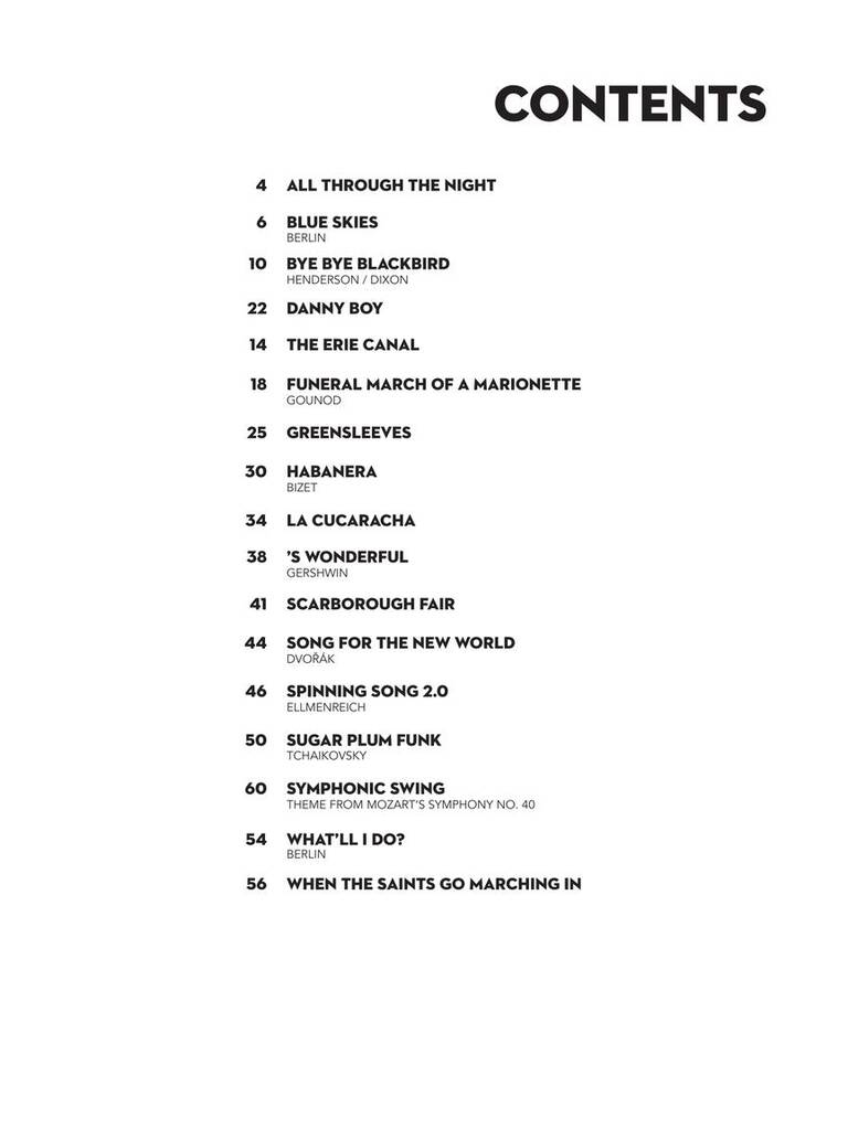 Favorite Melodies for Jazz Piano Solo: (Arr. Eric Baumgartner): Piano Solo
