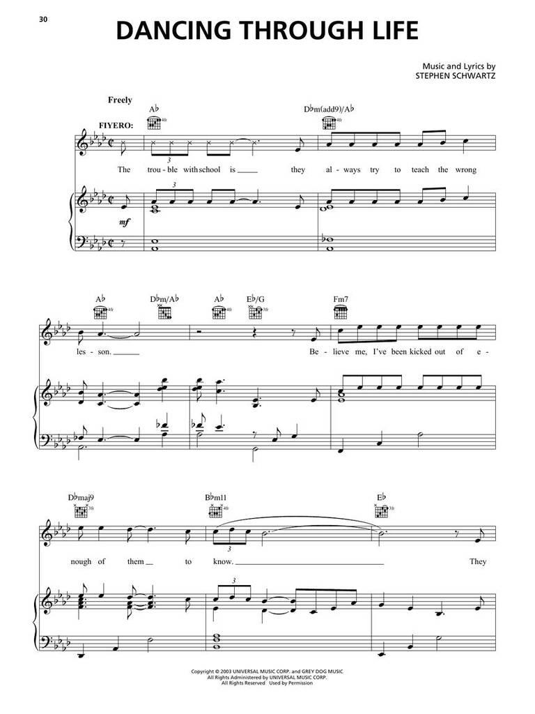 Stephen Schwartz: Wicked - Music from the Motion Picture: Vocal And Piano