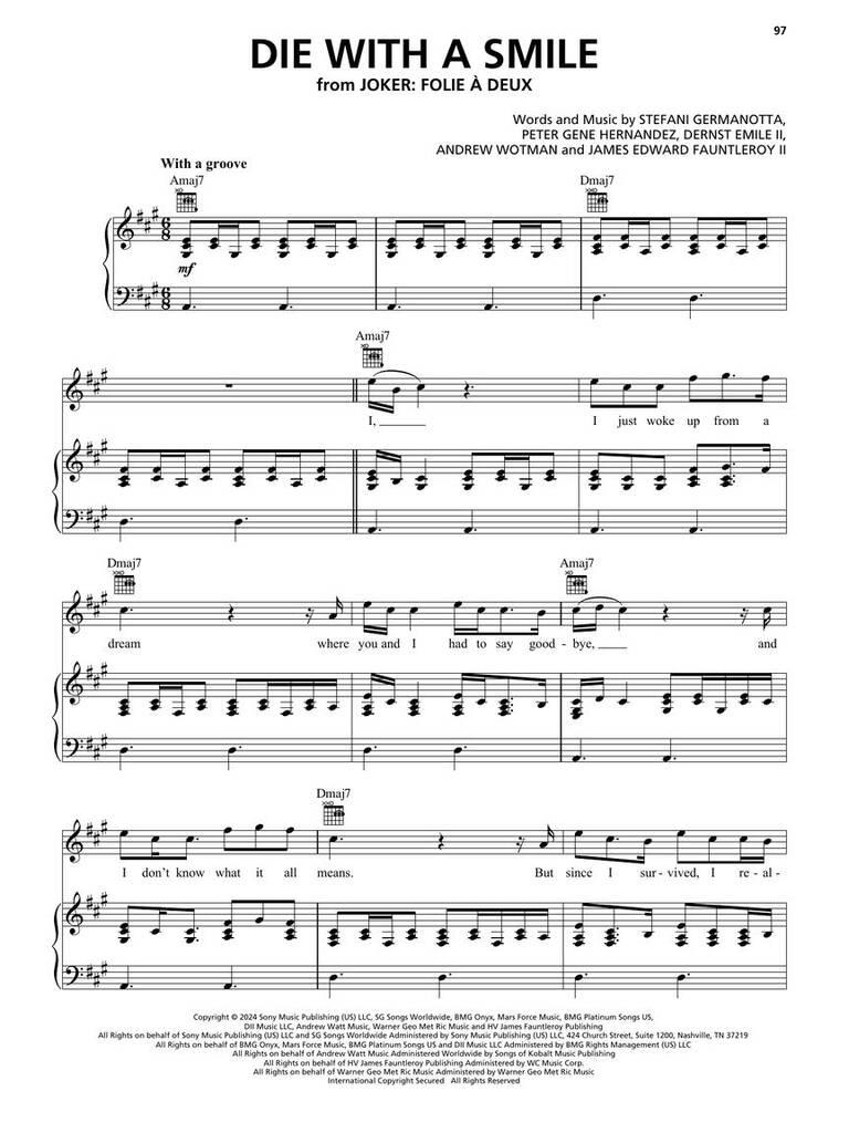 Lady Gaga: Lady Gaga - MAYHEM: Piano, Vocal And Guitar