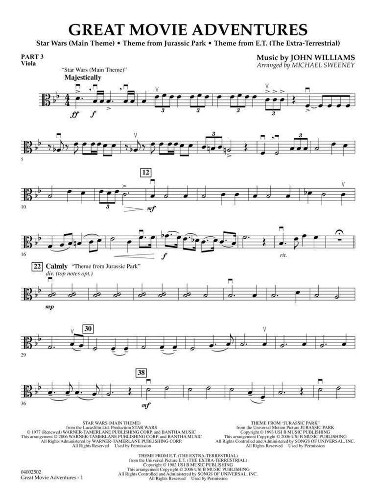 John Williams: Great Movie Adventures: (Arr. Michael Sweeney): Flexible Band