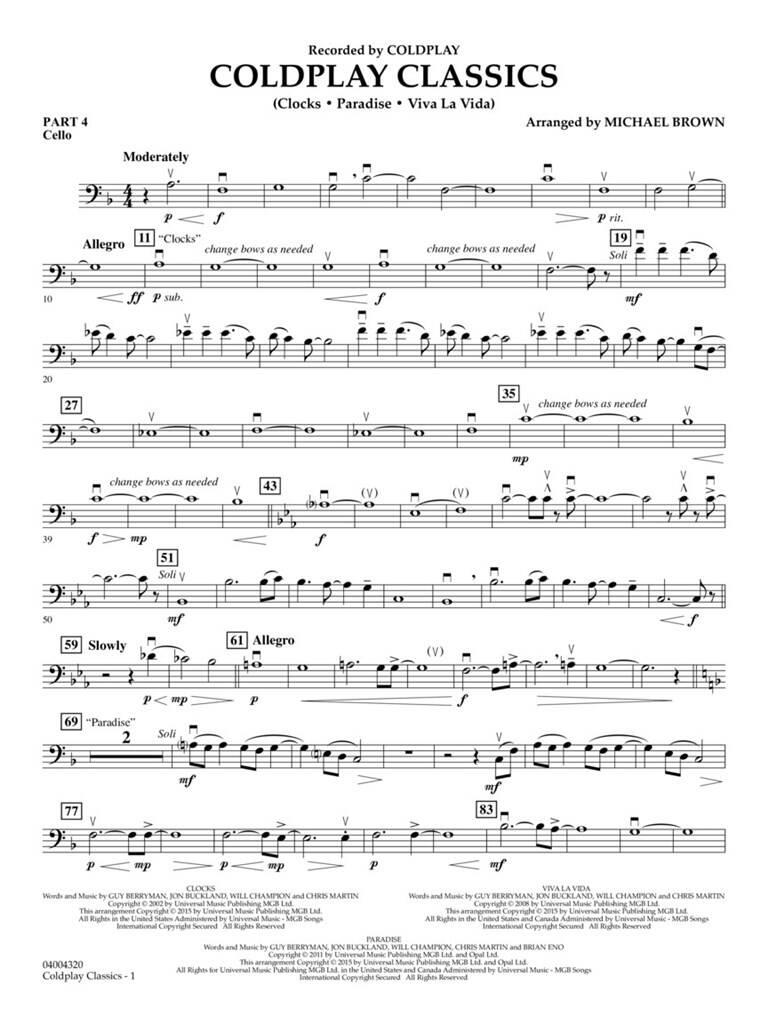 Coldplay: Coldplay Classics: (Arr. Michael Brown): Flexible Band