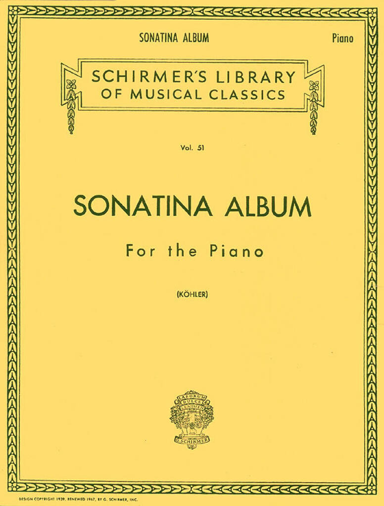 Sonatina Album: Piano Solo