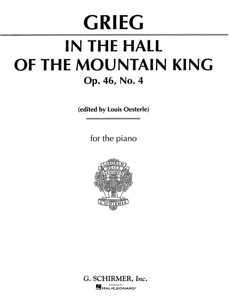 Edvard Grieg: In the Hall of the Mountain King: Piano Solo