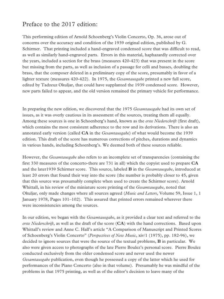 Arnold Schönberg: Concerto for Violin and Orchestra, Op. 36: Orchestra And Solo