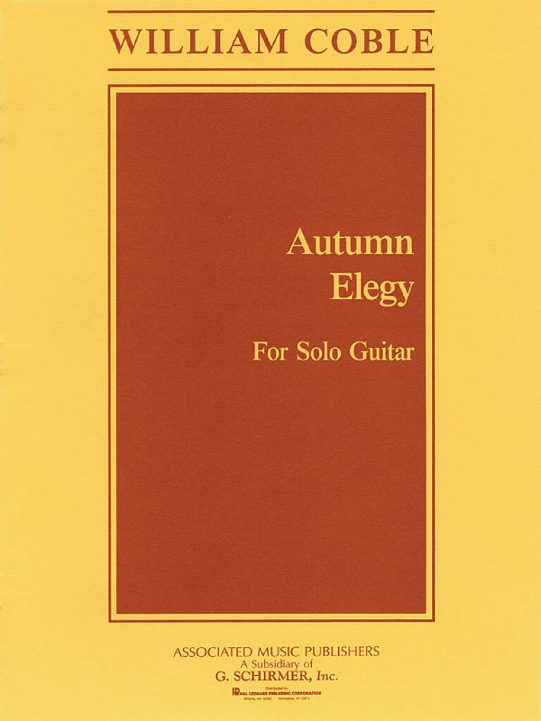 William Coble: Autumn Elegy: Guitar Solo
