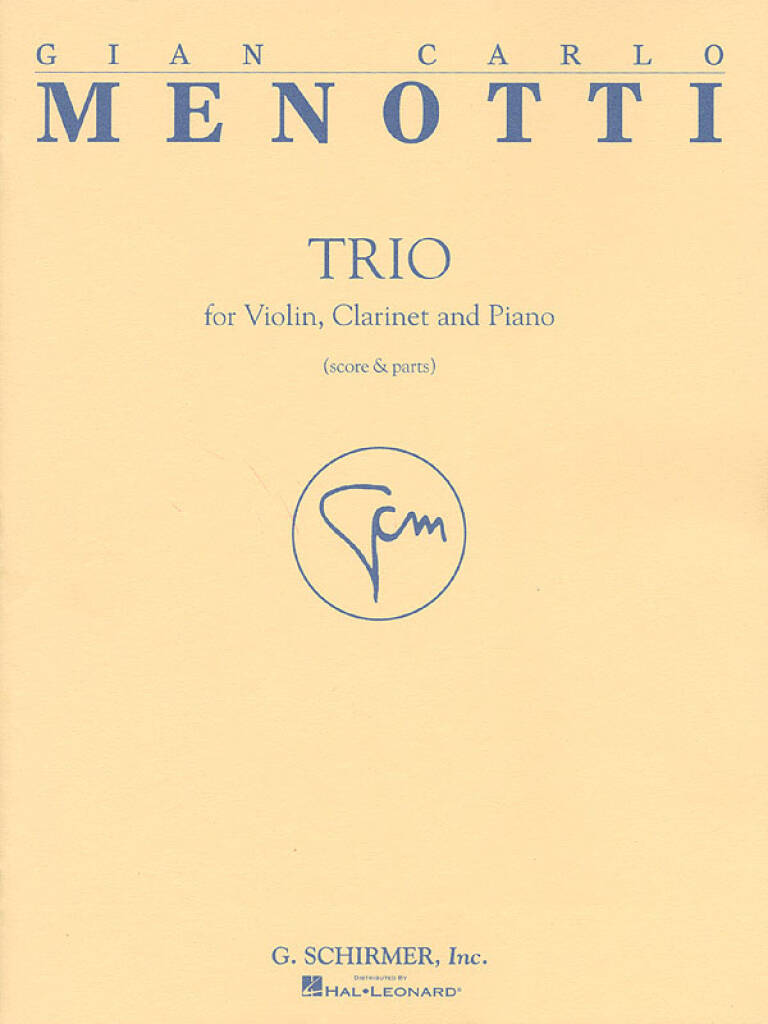Gian Carlo Menotti: Trio: Chamber Ensemble