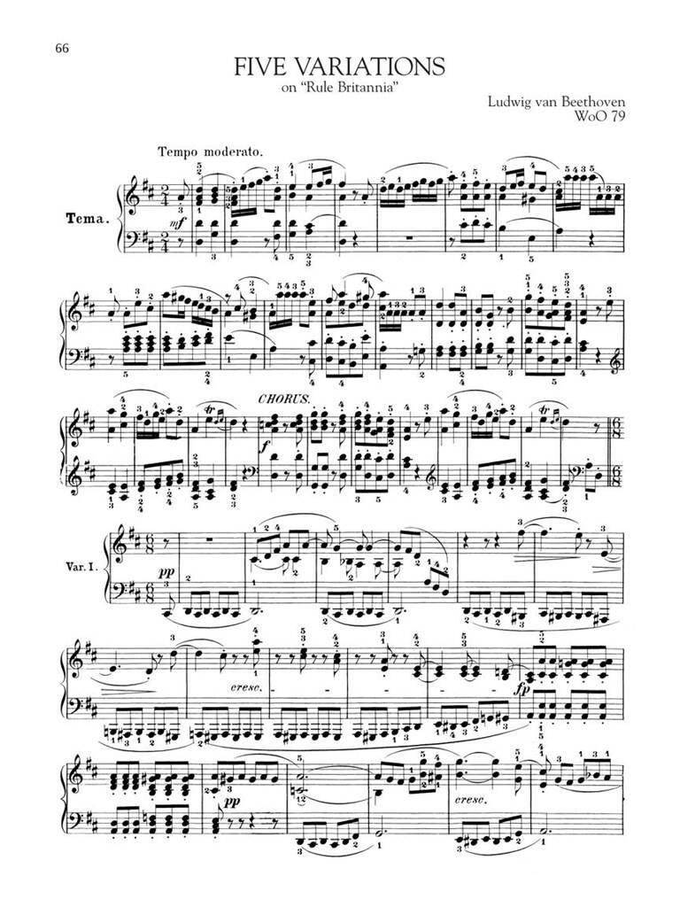 Ludwig van Beethoven: Beethoven: Selected Piano Pieces: Piano Solo