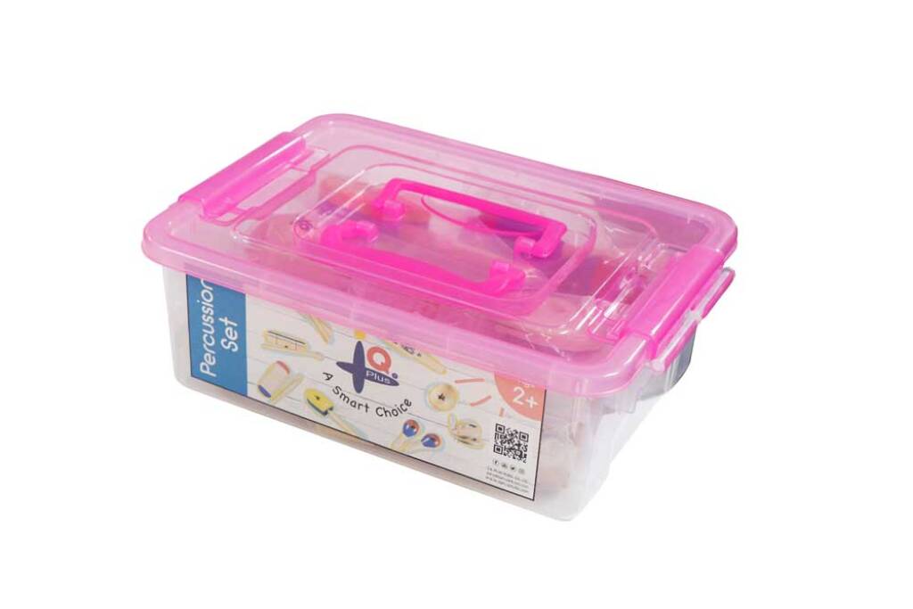 Wooden Percussion Set in Plastic Case