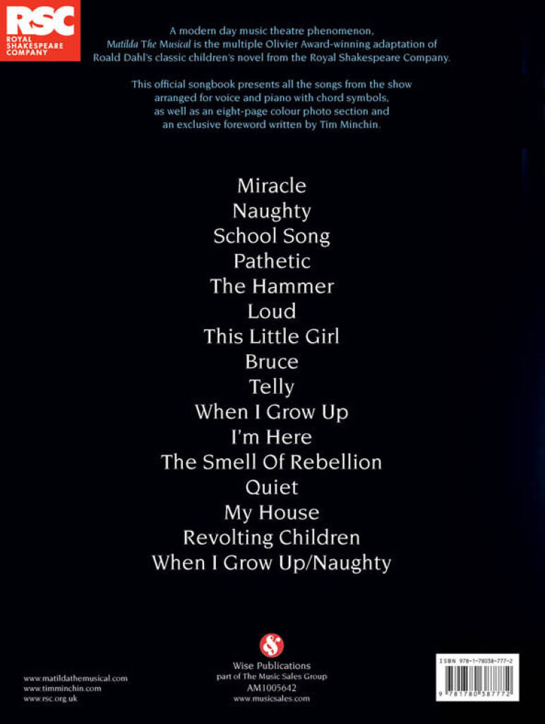 Roald Dahl's Matilda - The Musical