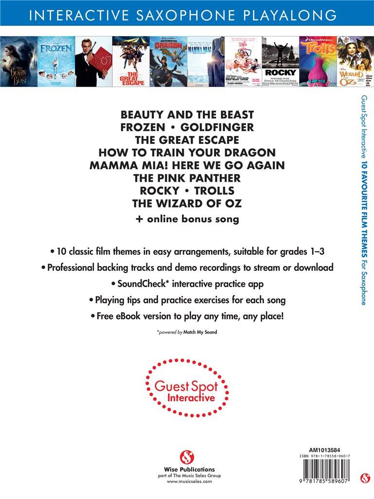 Guest Spot Interactive: 10 Favourite Film Theme: Saxophone