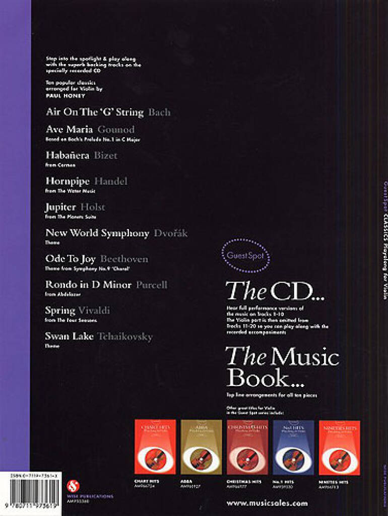 Guest Spot: Classics: (Arr. Paul Honey): Violin Solo